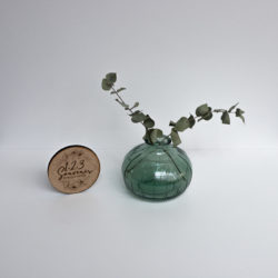 123 Souvenir - Location matériel événementiel_#35 Petit vase de table rond vert foncé
