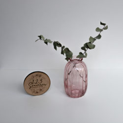 123 Souvenir - Location matériel événementiel_#36 Moyen vase de table rose